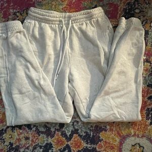 Aerie, joggers, light gray